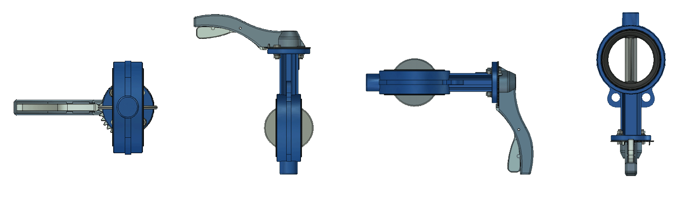 D71XJ型全襯膠蝶閥 D71XJ型全襯膠蝶閥