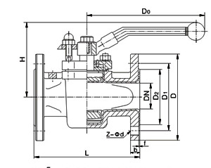 X43F46\PO型襯氟旋塞閥