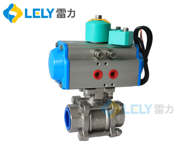 Q611F-16P氣動(dòng)三片式不銹鋼球閥